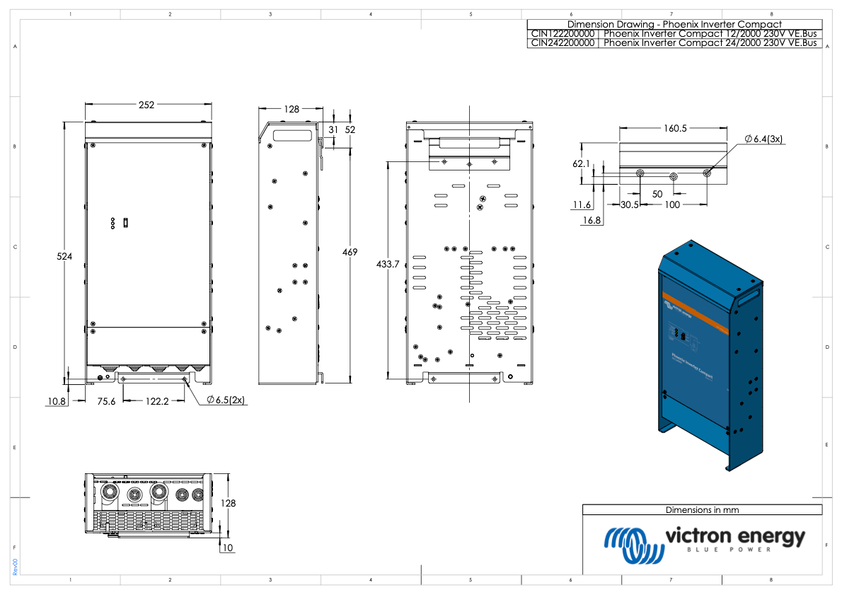 Victron Phoenix Inverter Compact 12V 2000VA VE.Bus